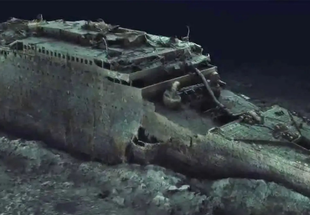 How Deep is the Titanic Wreckage? Exploring