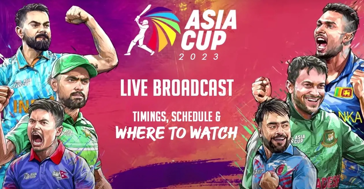 How to Watch Asia Cup 2023 Live? Check Live Streaming Details, Commentators, and Schedule