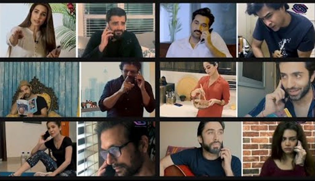 Pakistani Celebrities come up with a short film about Covid-19 while staying at home