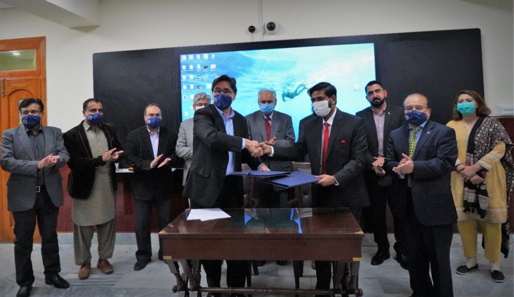 MoU signed  between Zalmi Foundation and Pak Austria Fachhochschule Institute of Applied Sciences and  Technology