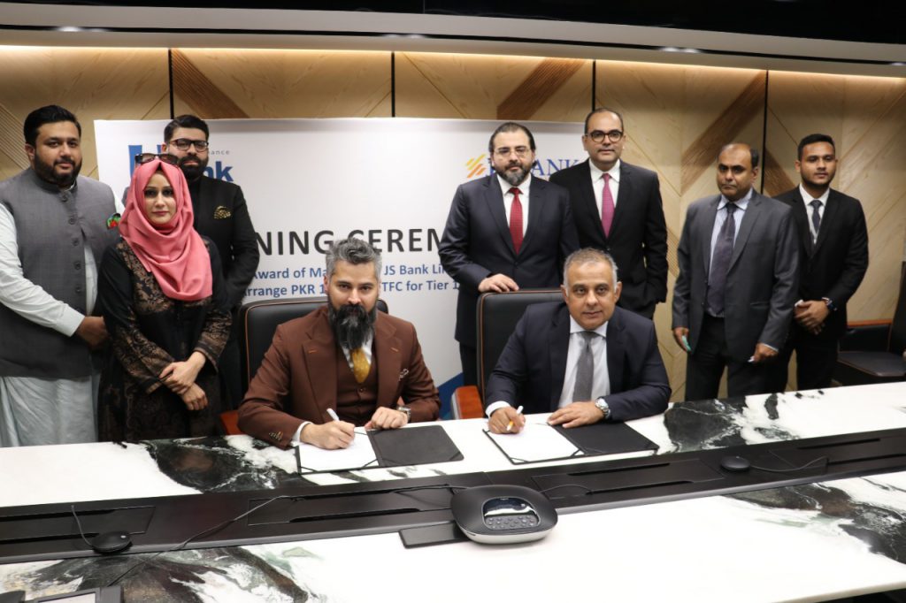 Mandate Signing between U Microfinance Bank and JS Bank for ADT-1 Capital TFC