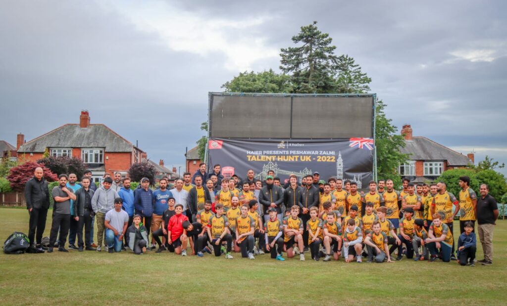 Tom Kohler Cadmore joins on the first day of Peshawar Zalmi’s Talent Hunt