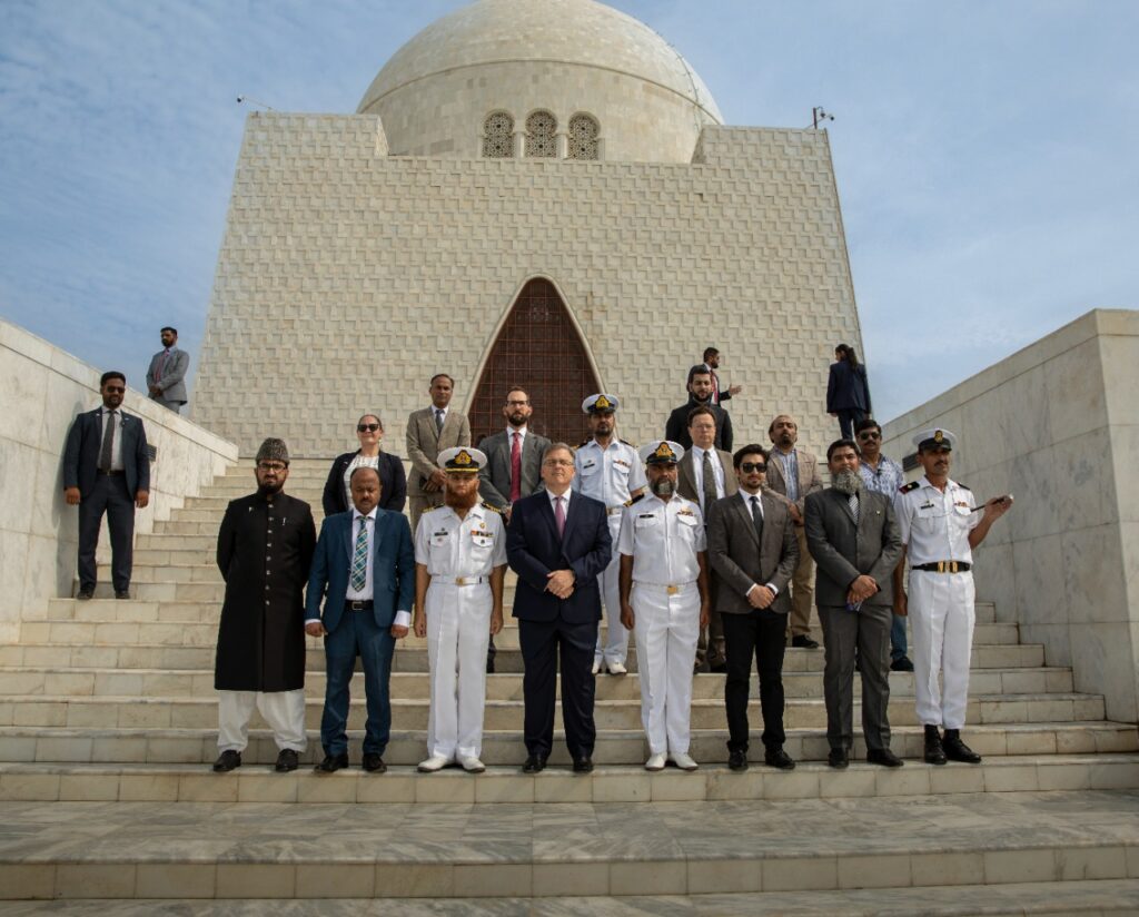 U.S. Ambassador Donald Blome Pays Respects to Quaid-e-Azam Muhammad Ali Jinnah