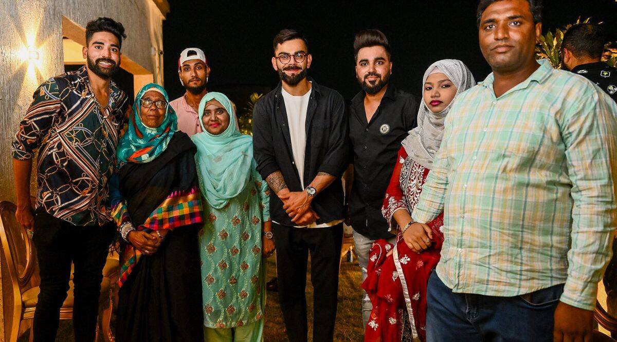 Virat Kohli, Faf du Plessis, and RCB Stars at Mohammed Siraj's Home