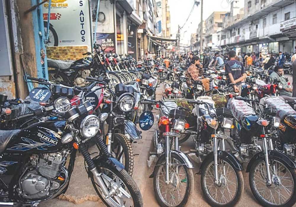 Do you know how much bike sales dropped in Pakistan