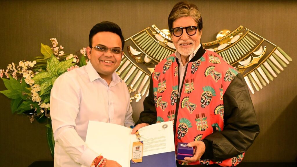 BCCI Presents Golden Ticket to Amitabh Bachchan for World Cup 2023