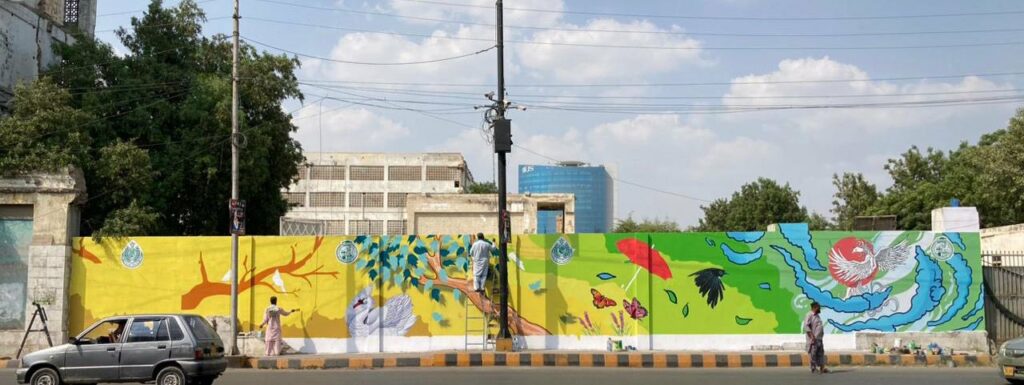 Karachi Mayor Replace Wall Chalking with Graffiti and Murals