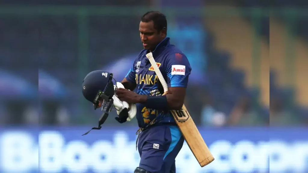Rawalpindi Police Promotes Helmet Safety Using Angelo Mathews’ Time Out Dismissal
