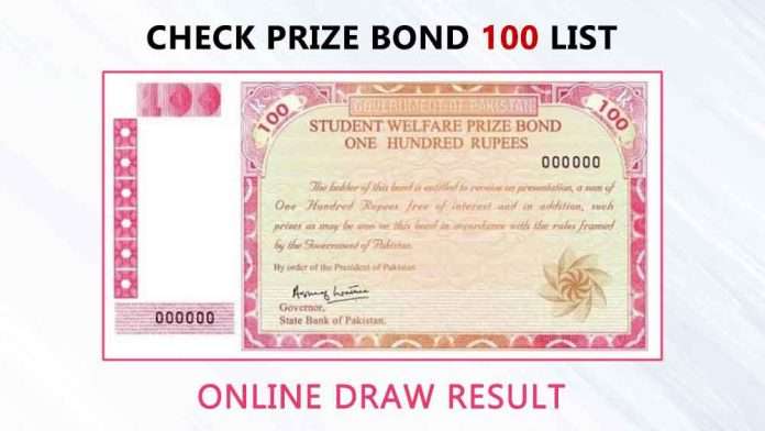 100 Prize Bond List 2025 Online Check: National Savings Announced Draw ...
