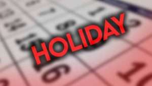 Public Holiday Declared Tomorrow, December 5