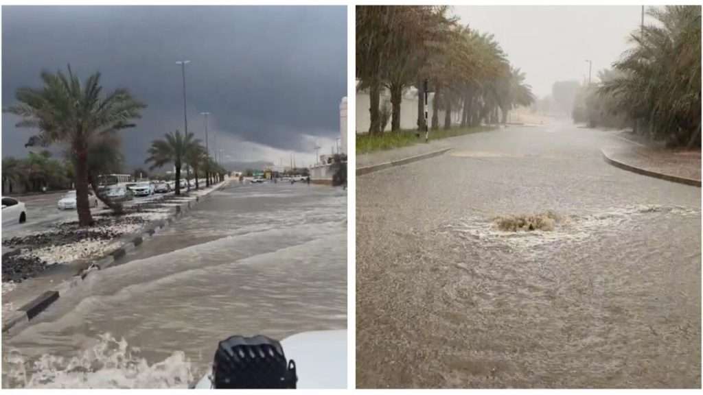 Intense Rainfall in UAE, Big Storms Cause Problems