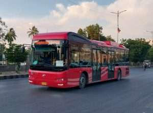 Red Bus Service in Mirpur Khas Launched by Sindh Senior Minister Sharjeel Memom