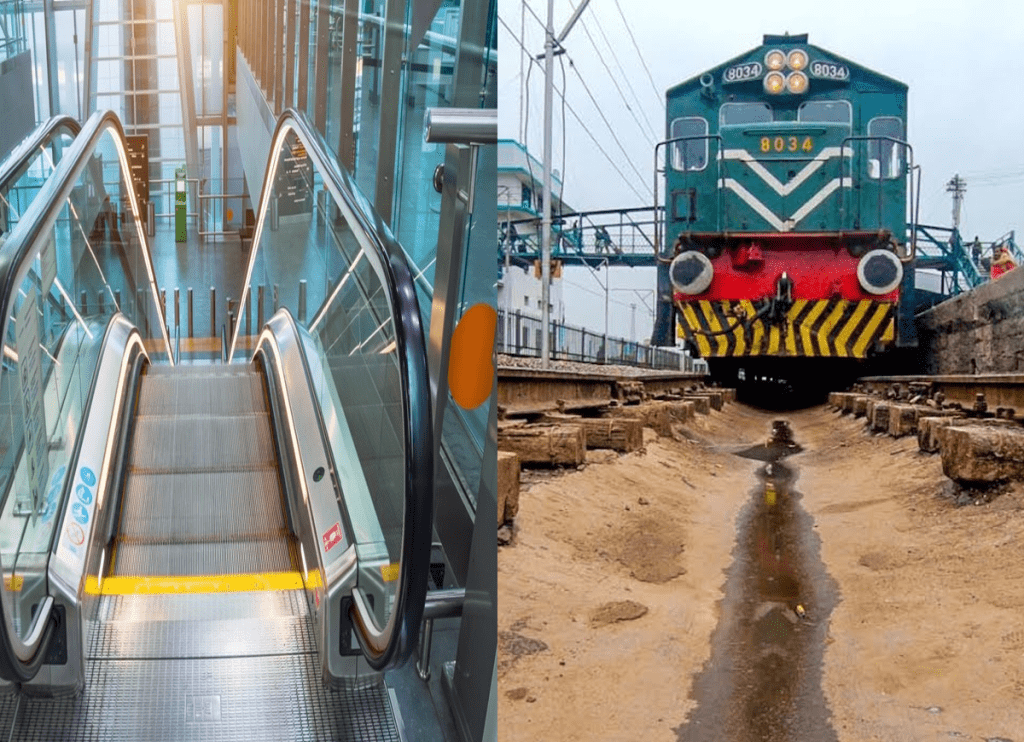 Pakistan Railways Unveils Escalator and CCTV Camera Plan to Enhance Passenger Amenities