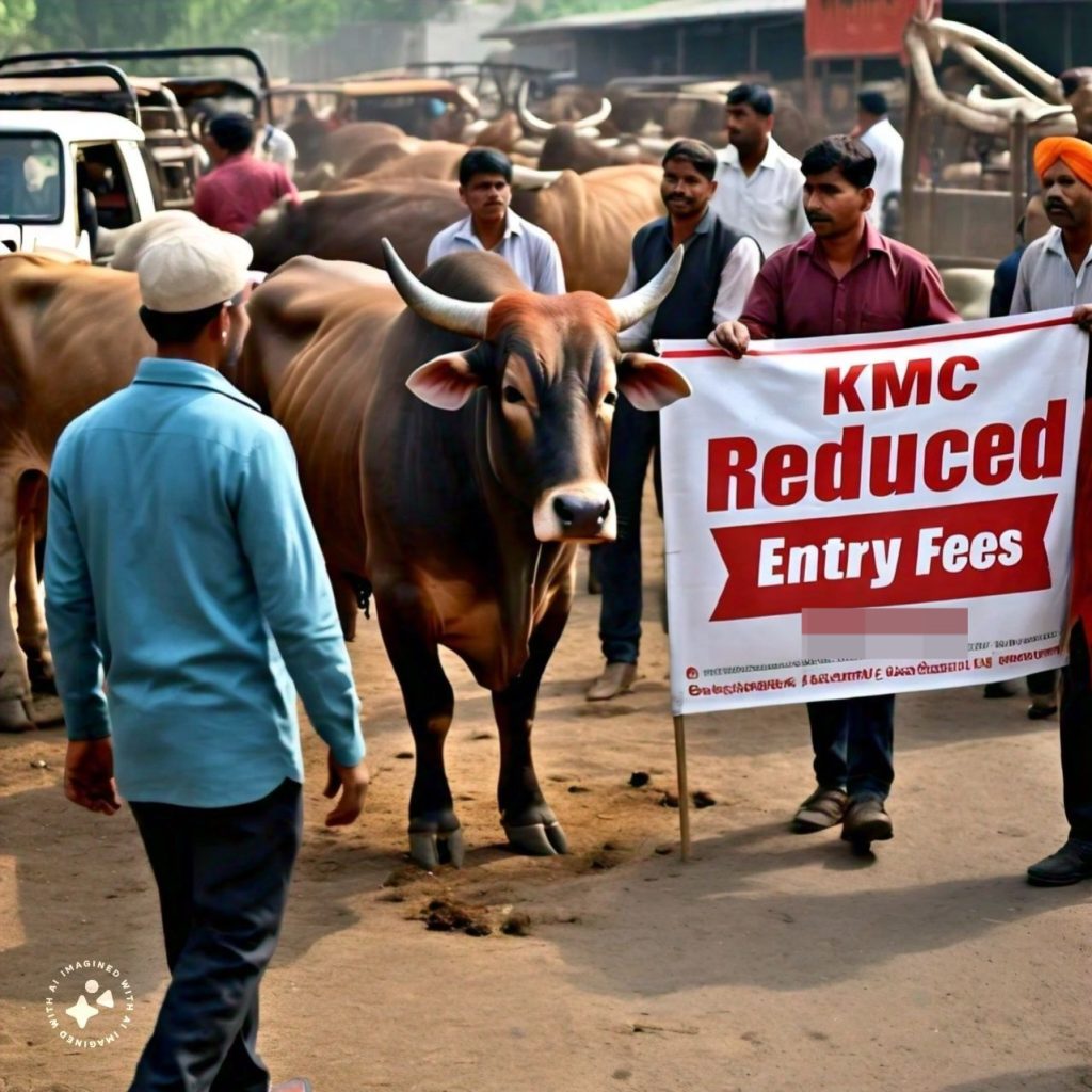 Cow Mandi 2024: KMC Reduced Entry Fees for Animals Ahead of Eidul Azha