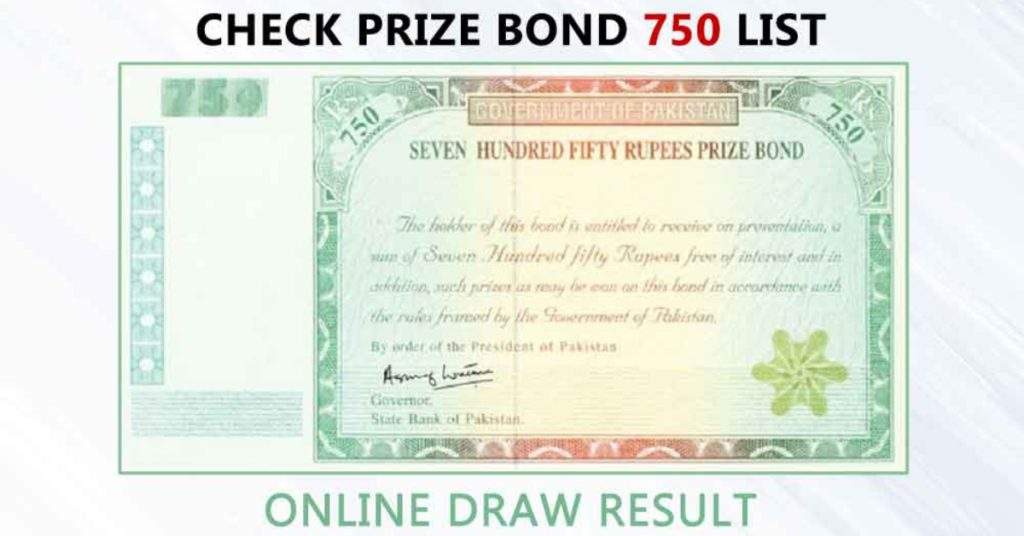 Prize Bond 750 Draw 98 Results Announced in Hyderabad (15th April 2024)