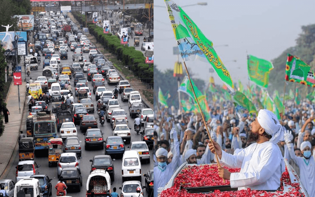 12 Rabi-ul-Awwal Traffic Plan: Which Roads Will Be Closed in Karachi Tomorrow?