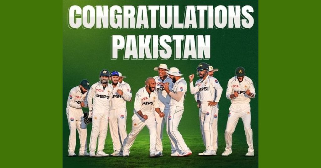 Pakistan Wins PAK vs ENG Test Series 2024 by 2-1 in Home Town After 4 Years