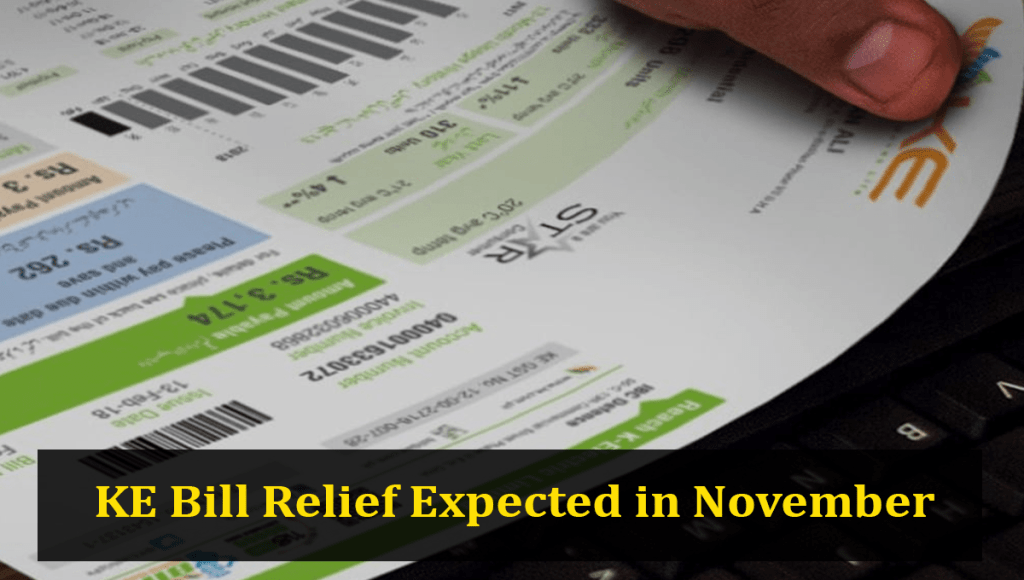 KE Bill Relief Expected in November 2024 Bills