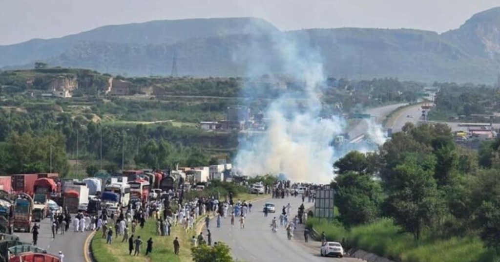 PTI Protest: Current Road Conditions in Islamabad Today