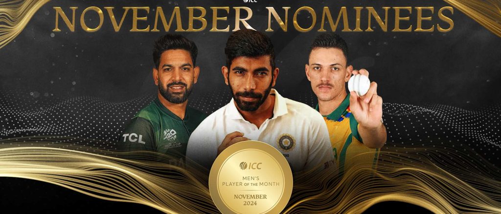 Haris Rauf Nominated for ICC Men’s Player of the Month – November 2024
