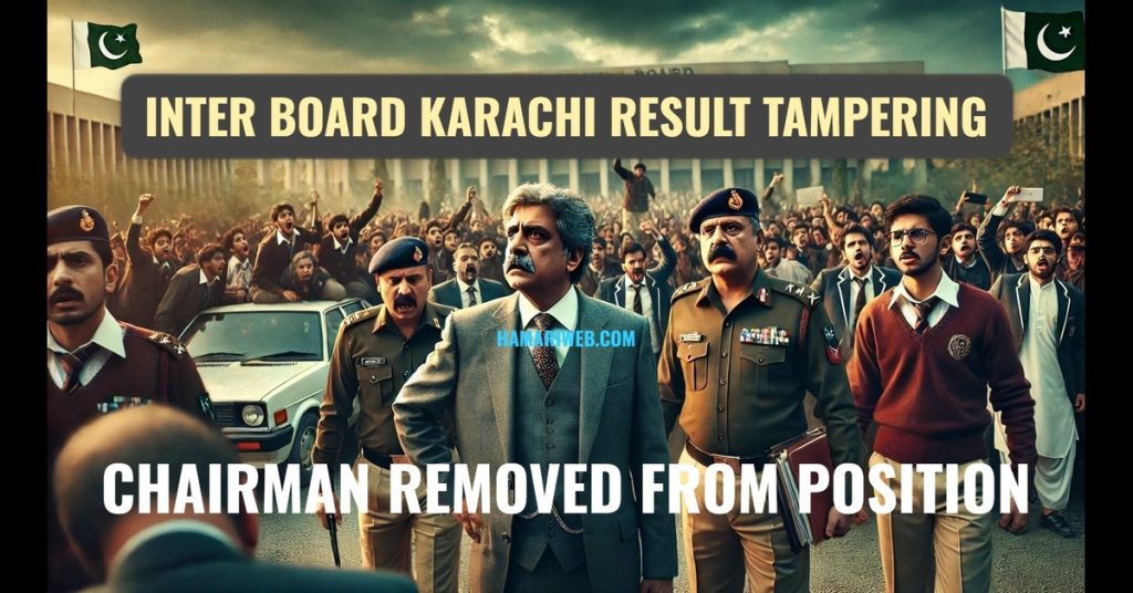 Board of Intermediate Education Karachi Results 2024 Controversy: Sindh Govt. Removed Chairman from Position
