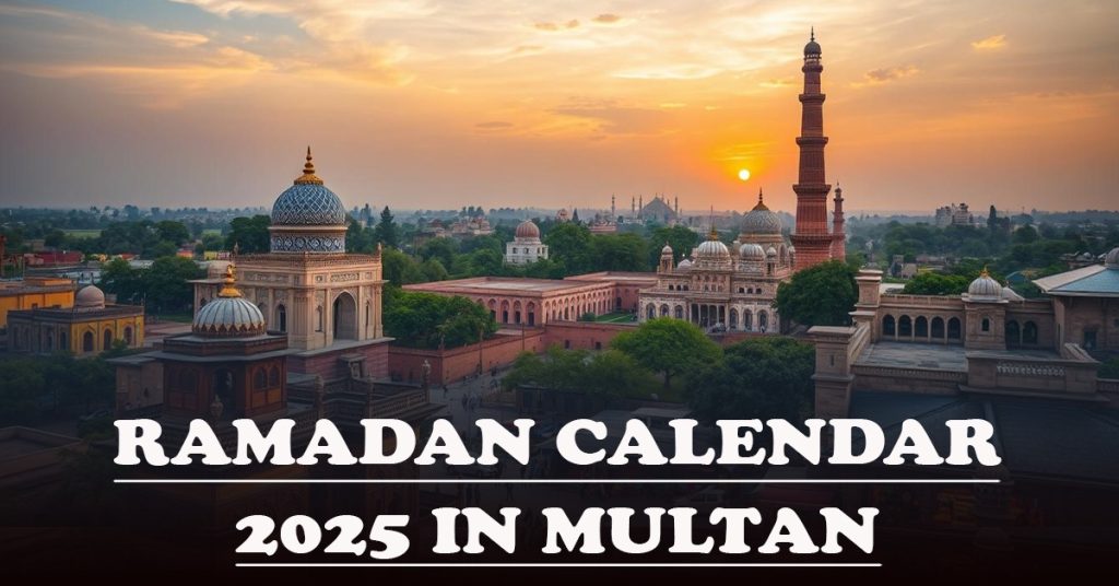 Ramadan Calendar 2025 Multan – Sehri & Iftar Time