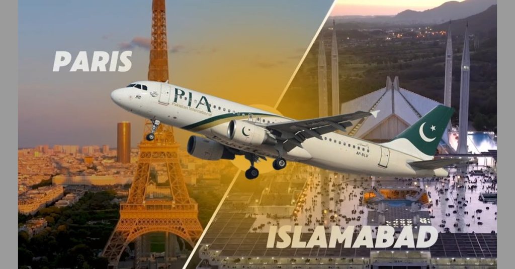 PIA Paris Flights Resume After 4-Year Gap: First Flight to Depart Today From Islamabad!