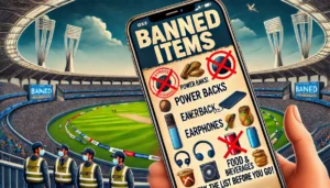 ICC Champions Trophy 2025: – Check the Banned Items List for Karachi Stadium