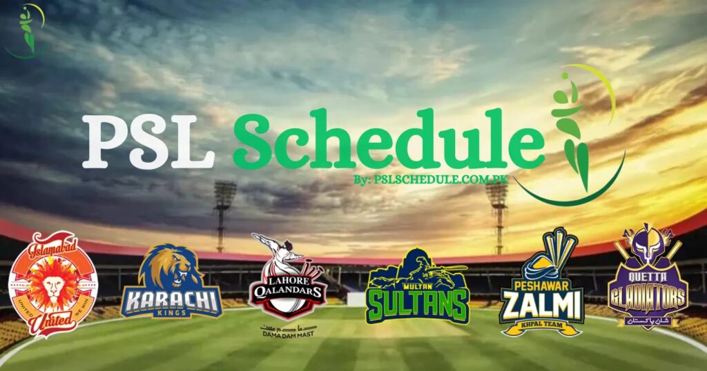 PSL 10 2025 Schedule Announced: Full Match Fixtures, Dates & Venues