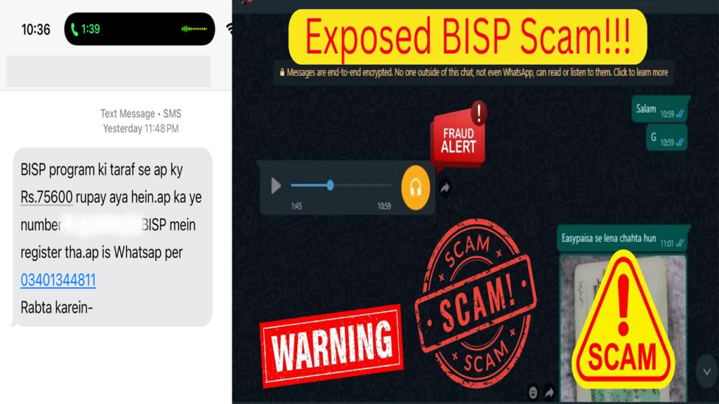 Fake BISP Messages Alert: Beware of SMS and WhatsApp Scams