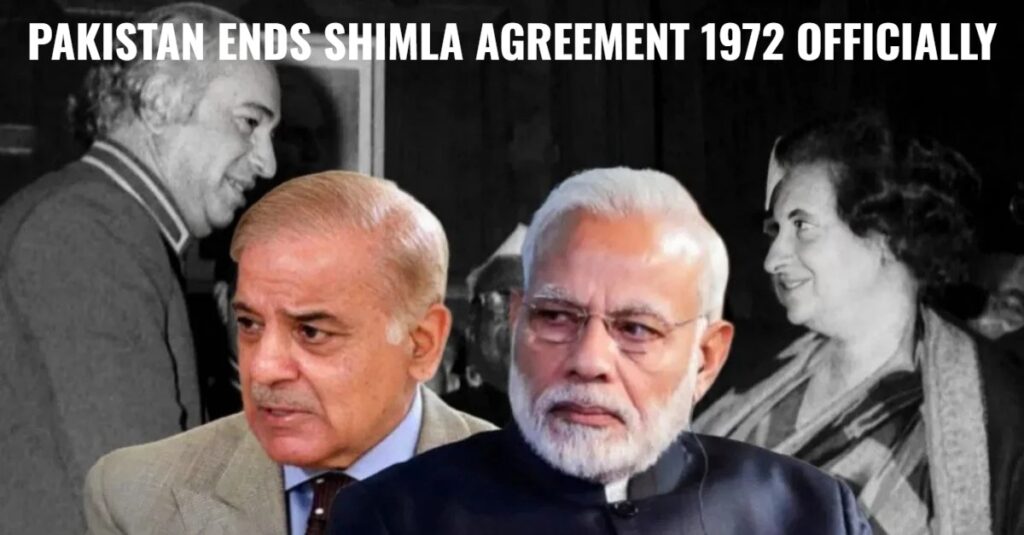 Pakistan Suspends Shimla Agreement Officially: Key Points, Reasons, and Impact Explained