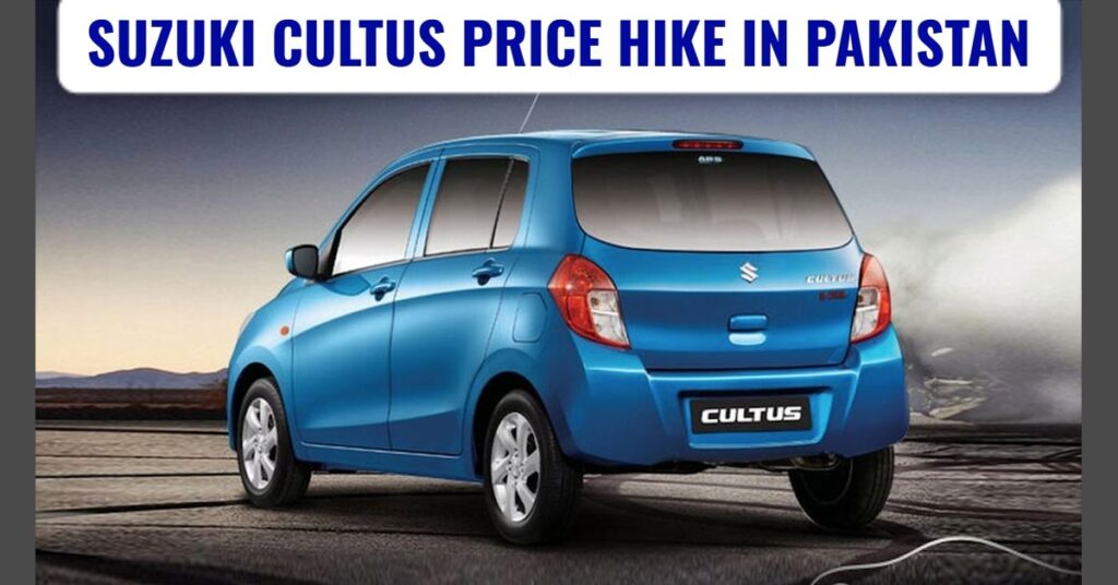 Suzuki Cultus Price Hike in Pakistan 2025: Check New Prices for VXR, VXL, and AGS