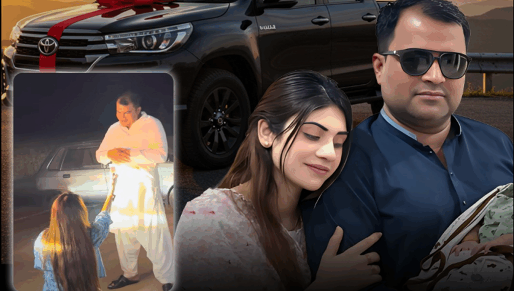 Dania Shah Surprises Husband with a Brand New Toyota Revo – A Heartwarming Gesture of Love