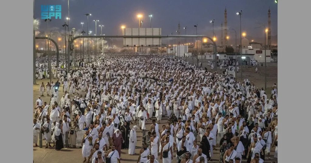 Hajj 2025: Mina to Arafat to Muzdalifah Distance by Foot Made Easier with Rest Areas and Shaded Spots