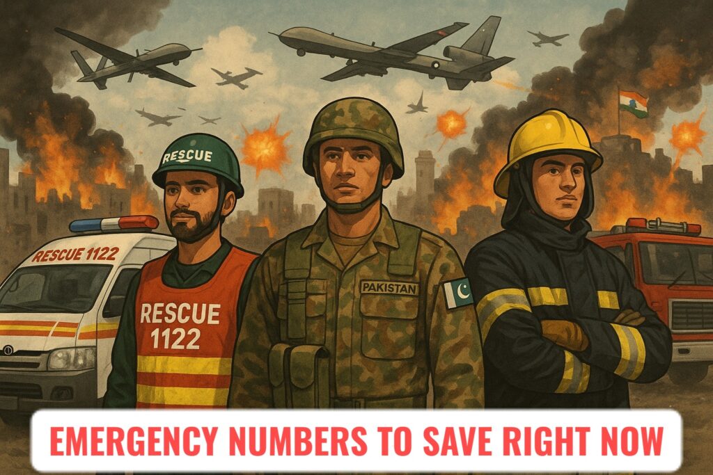 Emergency Numbers in Pakistan to Save Right Now as War Tensions Rise with India