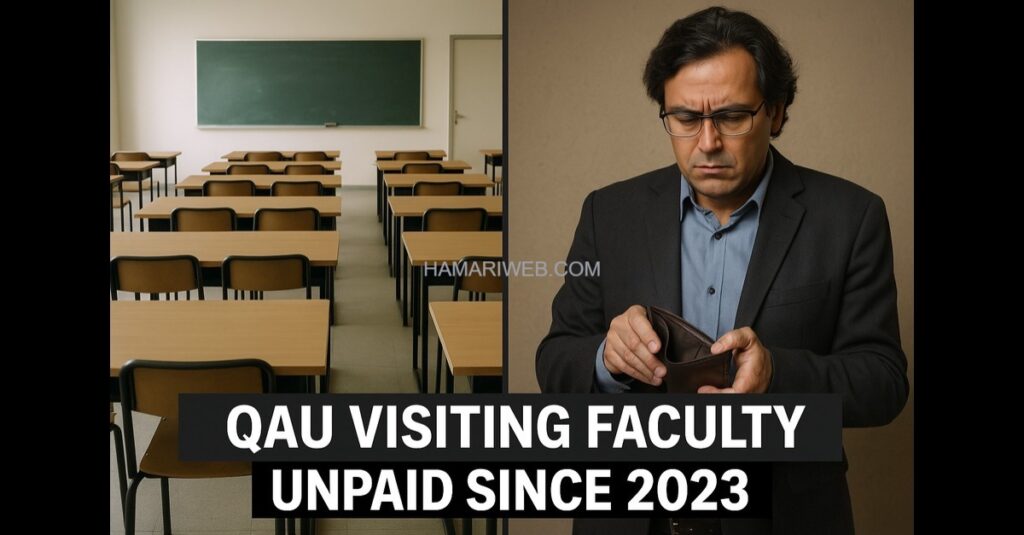 QAU Visiting Faculty Unpaid Salaries Stuck Since 2023 – Lecturers Still Teaching Without Pay
