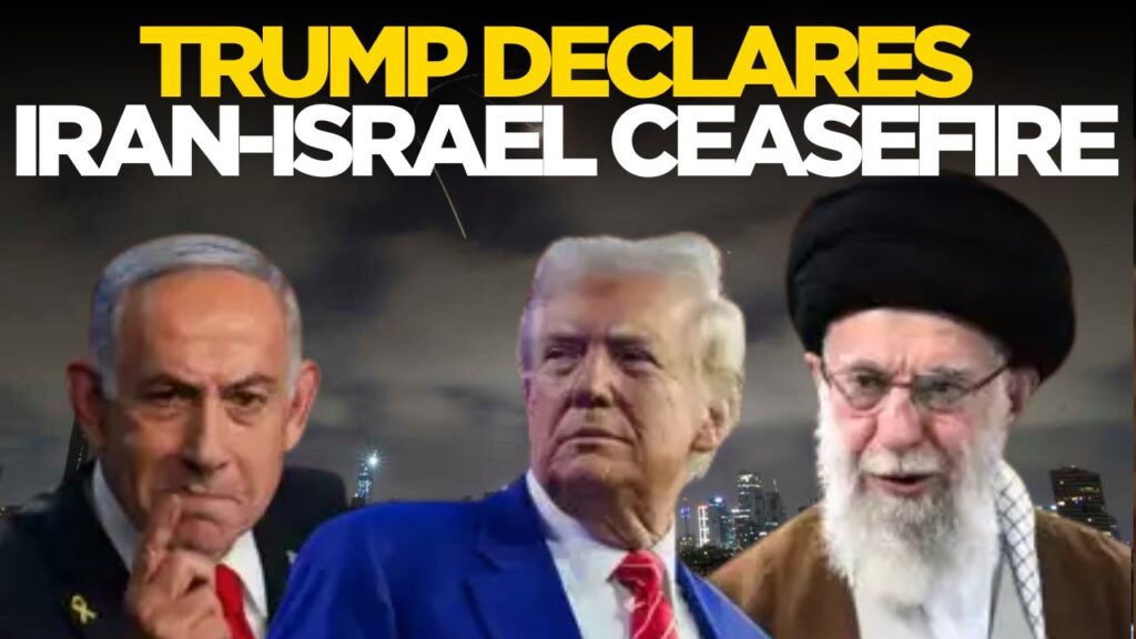 “It’s Time For Peace” Iran and Israel Agree to Ceasefire, Says trump