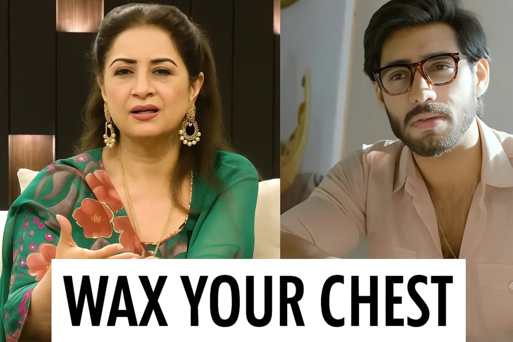 Ali Raza’s Unbuttoned Shirt in Dastak Criticized by Atiqa Odho: “Please, Wax Your Chest,” Urges Veteran Actress
