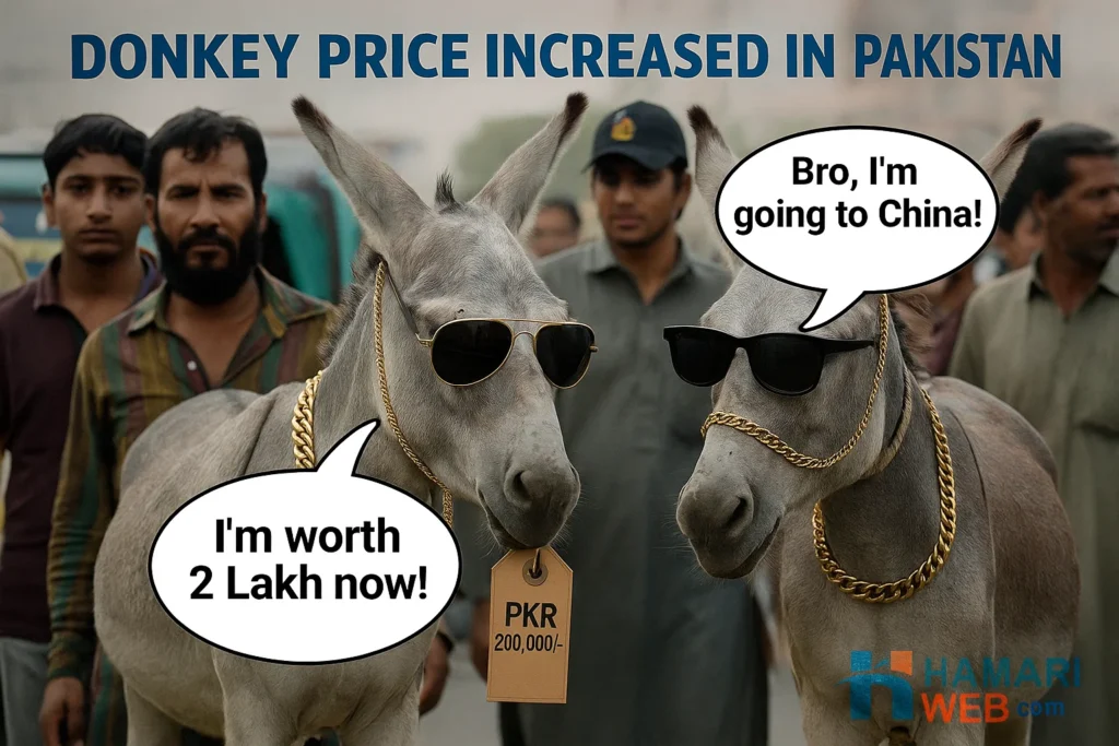 Donkey Price Increased Majorly in Pakistan Due to China’s High Demand for Hides