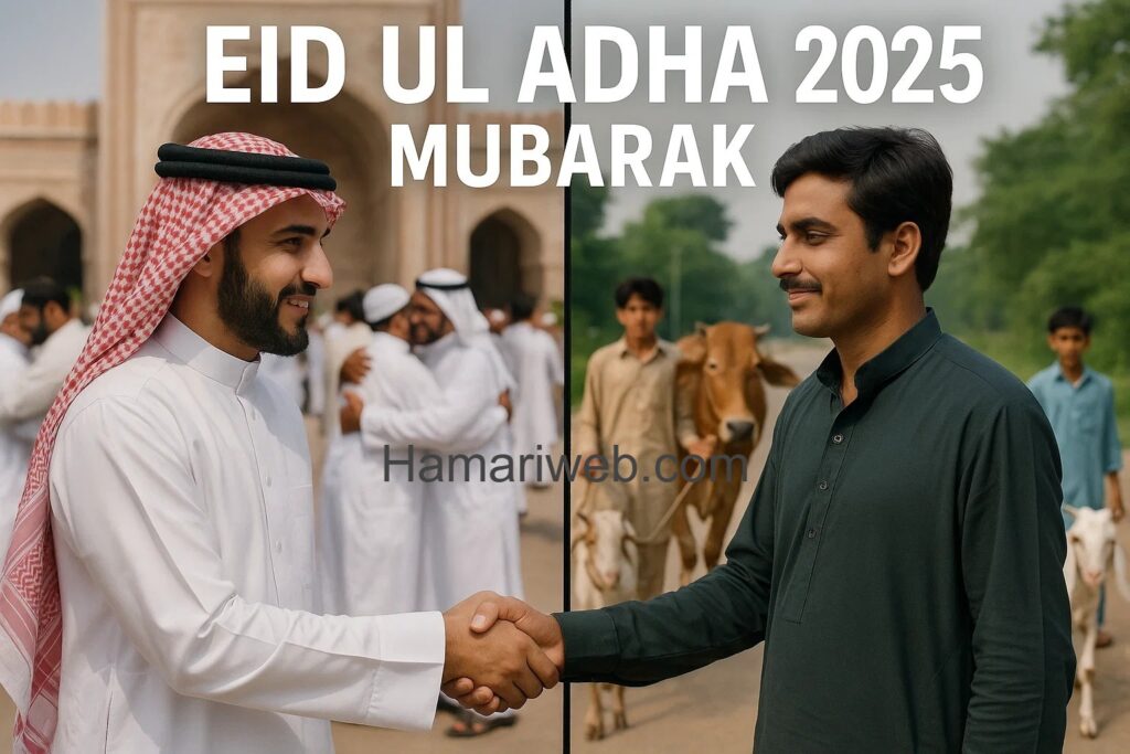 Eid ul Adha 2025 Begins Today in Saudi Arabia, UK & USA | Pakistan Celebrates Tomorrow
