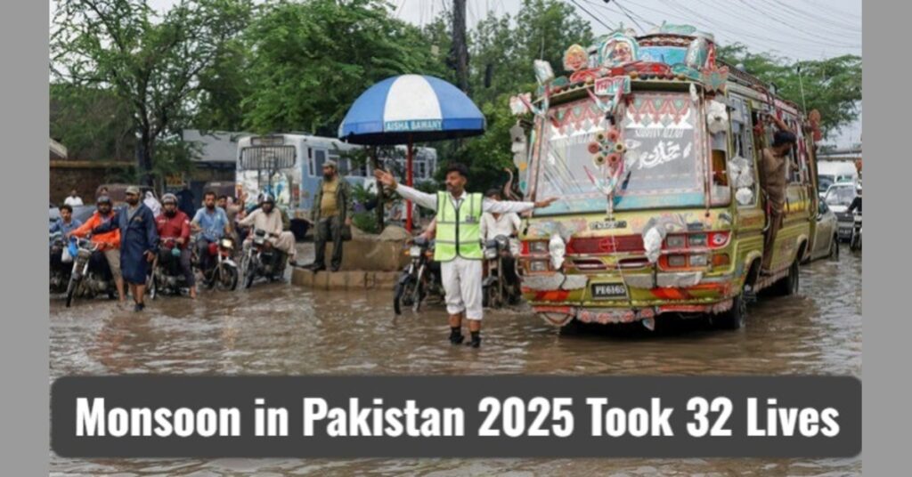 Monsoon Season in Pakistan Turns Deadly: 32 Deaths Reported Amid Heavy Rains, Flash Floods