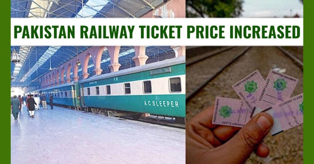 Pakistan Railway Ticket Prices Increased Again, Revised Twice in Two Weeks