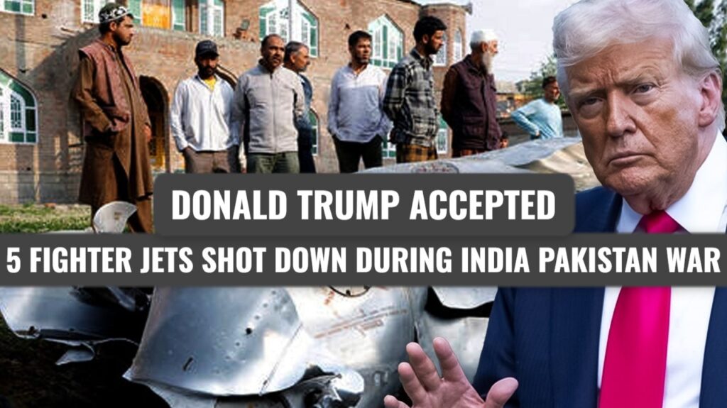 Trump Repeats Claim of Ending India-Pakistan War and Five Fighter Jets Being Shot Down
