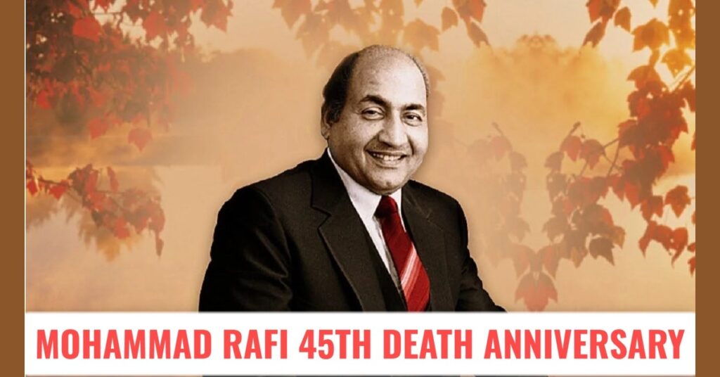 Muhammed Rafi Rafi Mohammed Rafi Sang Till His Last Breath: 45 Years Since the Legend ...