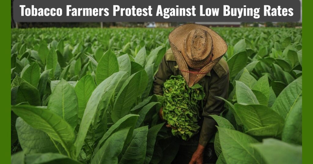Tobacco Companies Under Fire: KP Farmers Protest Against Low Rates, Delayed Payments