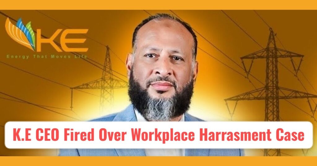 K-Electric CEO Moonis Alvi Removed Just a Day After Reappointment Over Workplace Harassment Case
