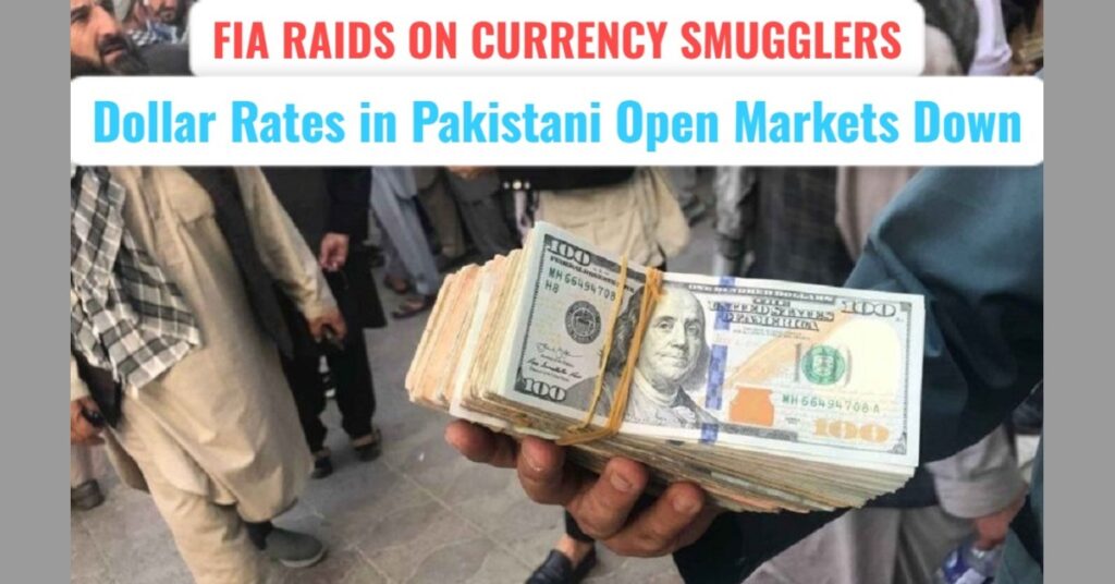 Dollar Rate in Pakistan Drops in Open Market After FIA Raids on Currency Smugglers