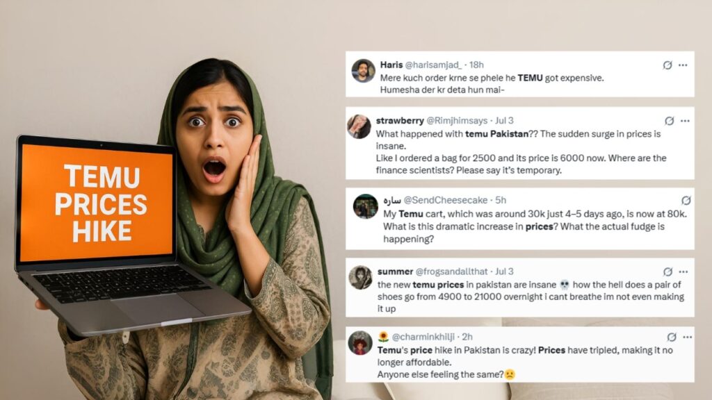 Pakistani Shoppers Left Stunned by Temu’s Sudden Price Hikes
