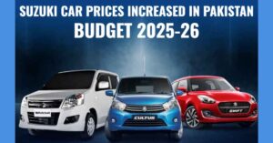 Suzuki Car Prices Increased in Pakistan: What You’ll Pay Now After Budget 2025–26