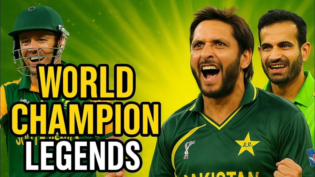 WCL 2025 Kicks Off July 18 – Pakistan’s Squad Led by Afridi Revealed